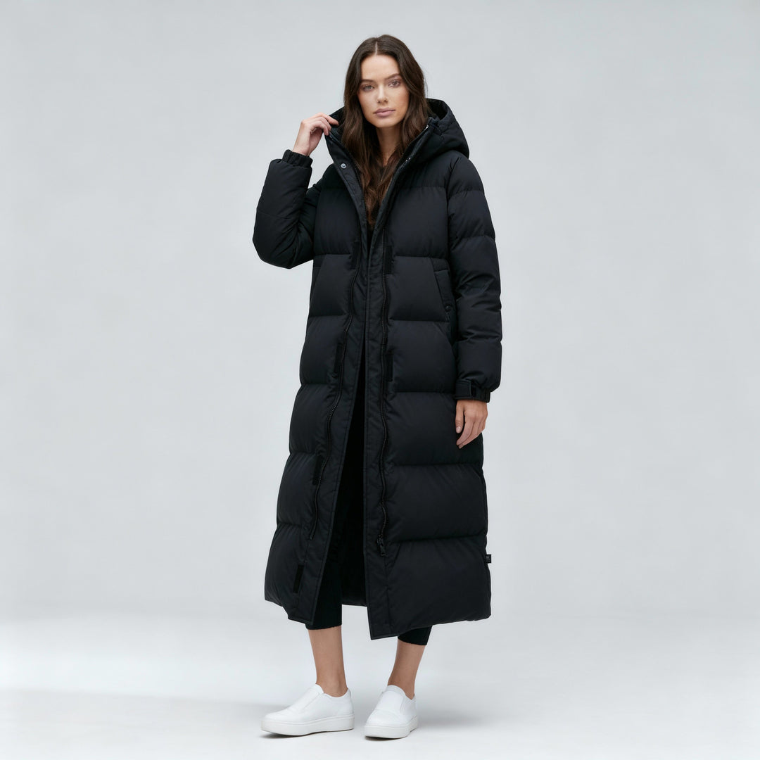 Winddichte Lange Winterjacke Damen | Heidi-Mode