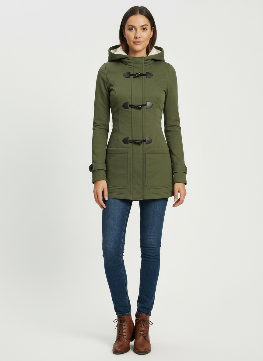 Gefütterte Damen Winterjacke Warm | Heidi-Mode