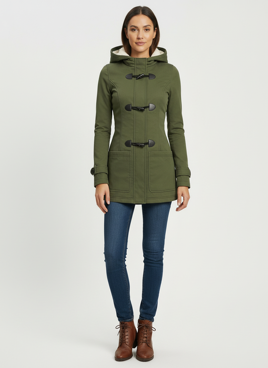 Gefütterte Damen Winterjacke Warm | Heidi-Mode