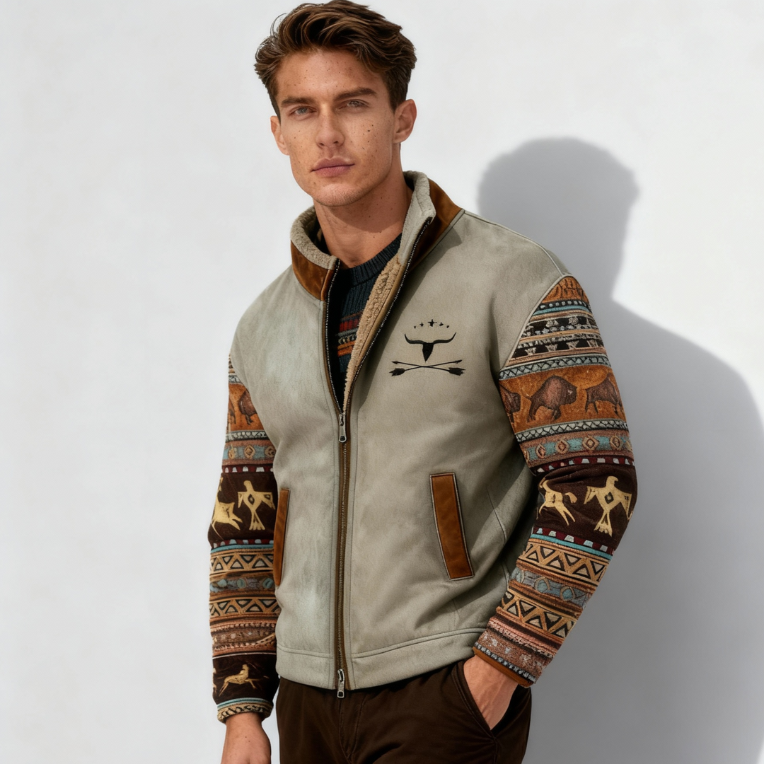 Outdoor Merino-Fleece Jacke Herren