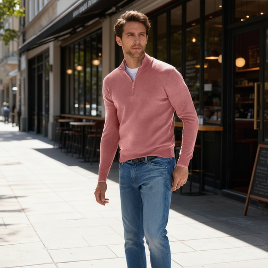 Premium Feinstrick Herrenpullover