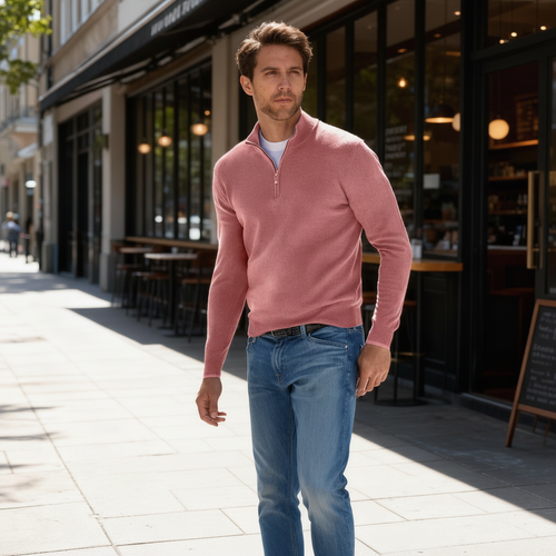 Premium Feinstrick Herrenpullover