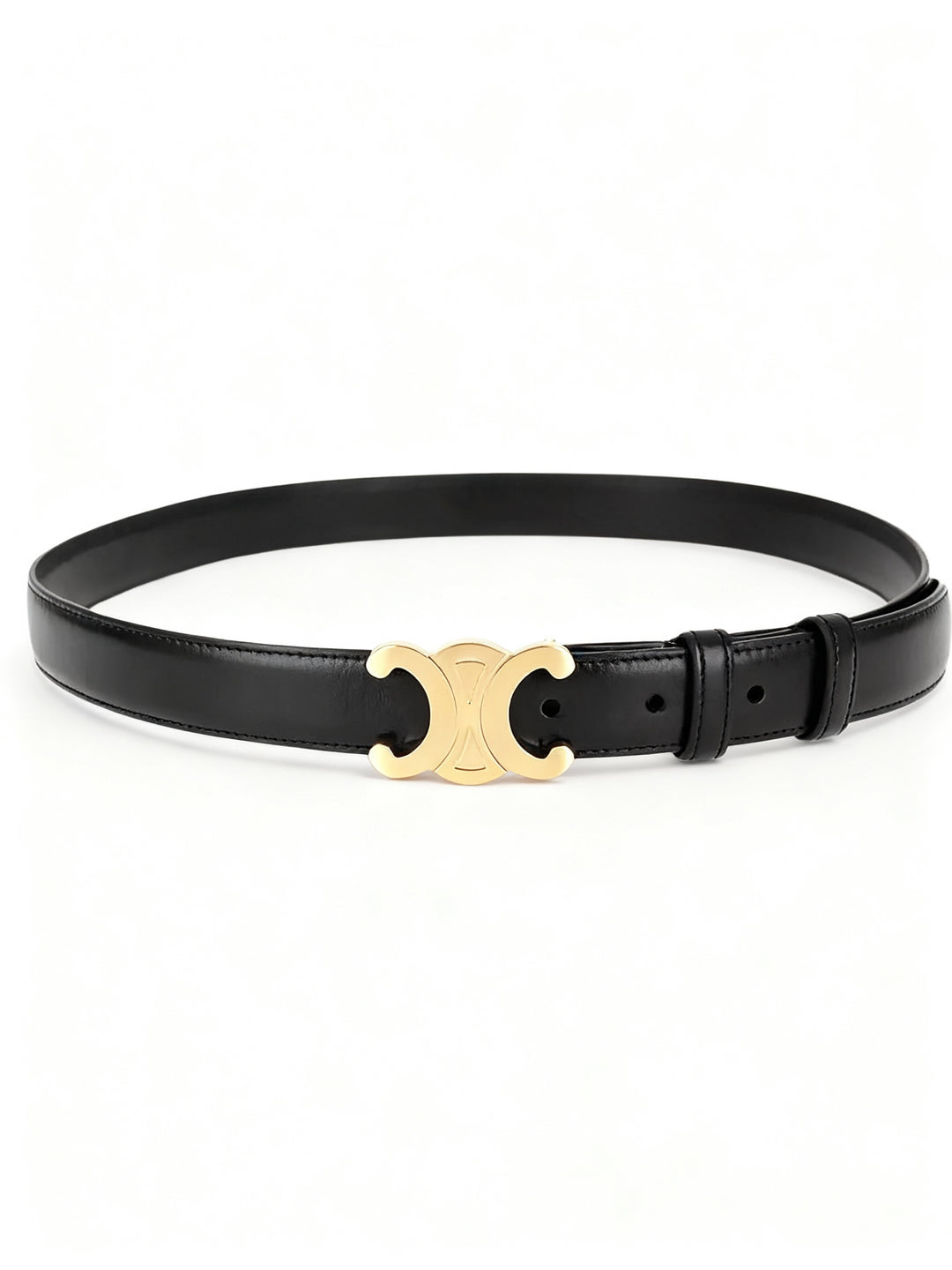 Heidi-Mode | Eleganter Damen Gürtel mit Goldener Schnalle – Veganes Leder & Zeitloses Design