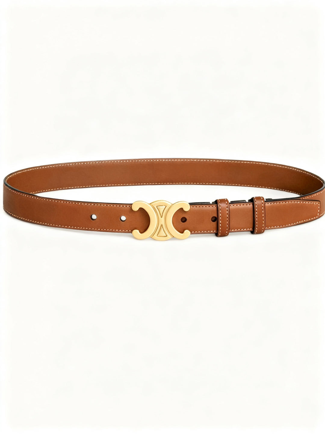 Heidi-Mode | Eleganter Damen Gürtel mit Goldener Schnalle – Veganes Leder & Zeitloses Design