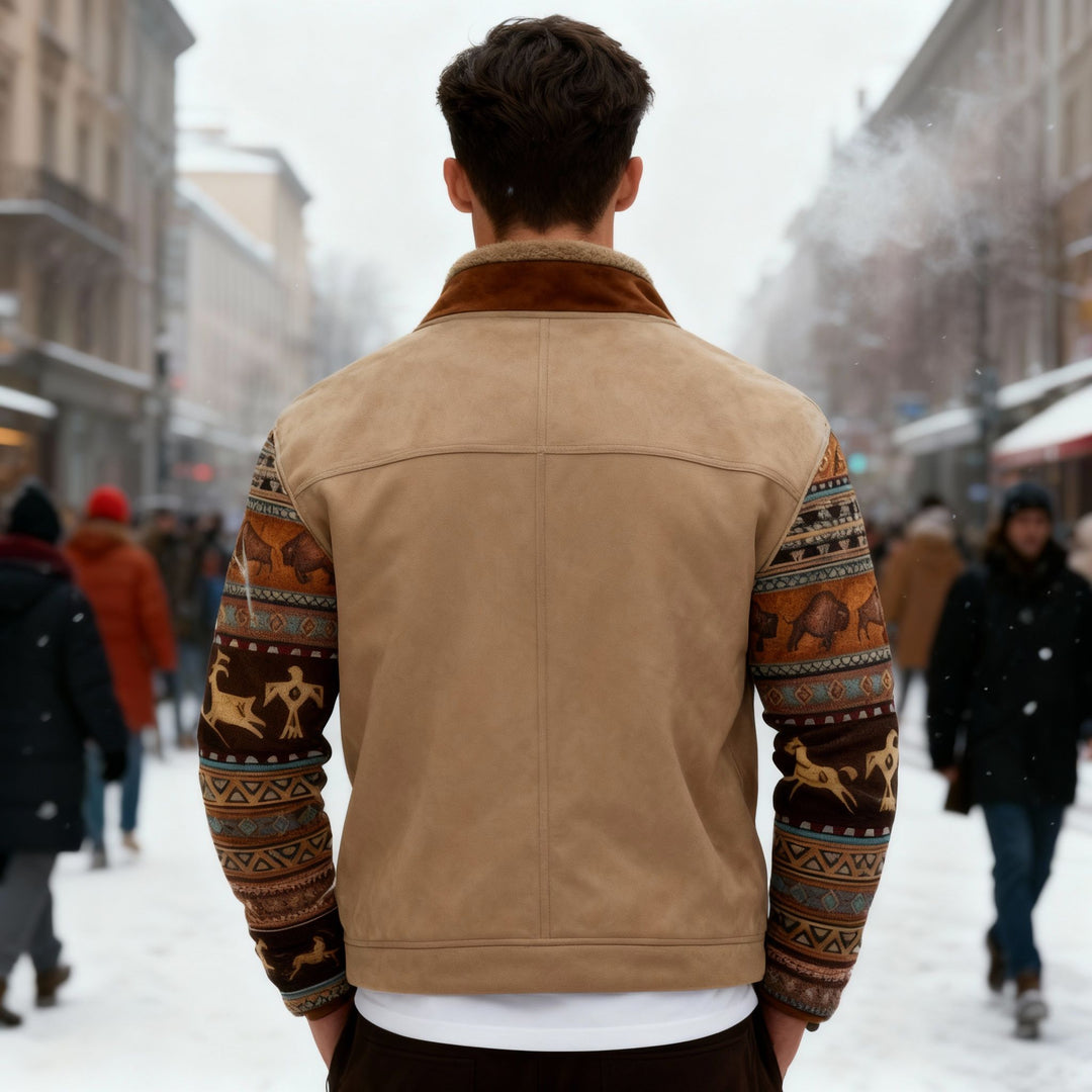 Merino-Fleecejacke Herren Leicht Warm