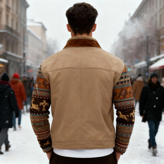 Merino-Fleecejacke Herren Leicht Warm