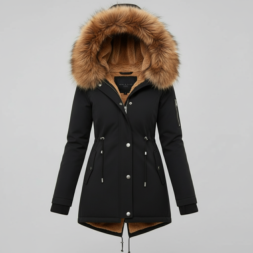 Wärmster Wintermantel Eleganz Halley Damen | Heidi-Mode