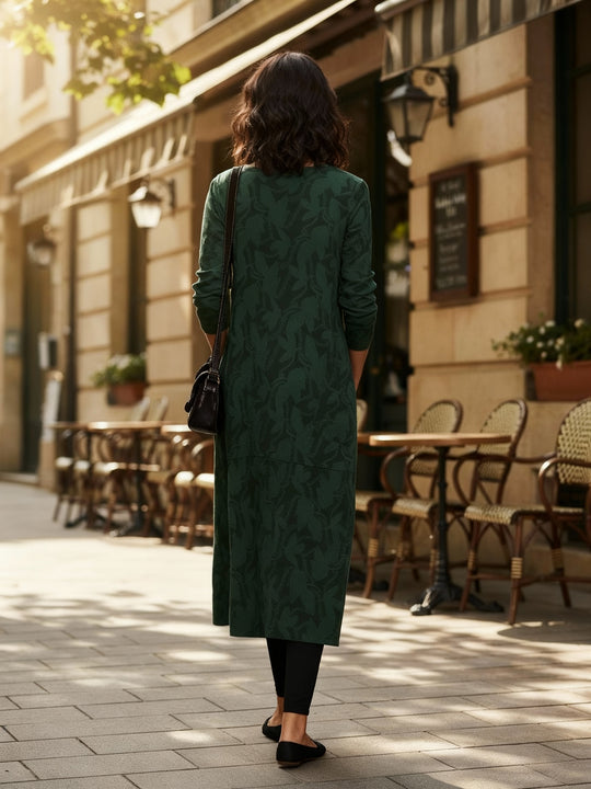 Elegantes Warmes Winterkleid