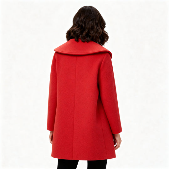 Winddichter Damenmantel mit Schalkragen | Heidi-Mode