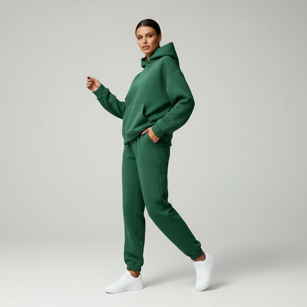 Weiches Warmes Freizeit Jogging Set