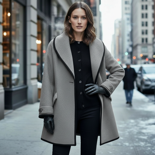 Elegante Warme Winterjacke