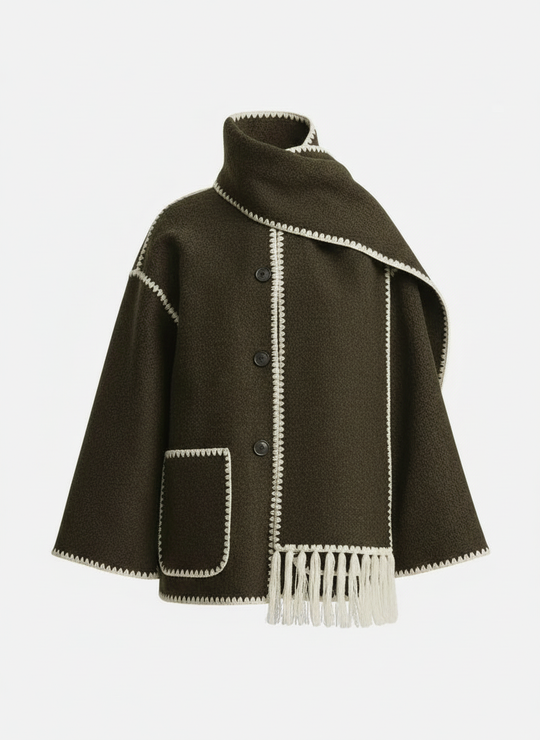 Elegante Schaljacke Damen Warm | Heidi-Mode