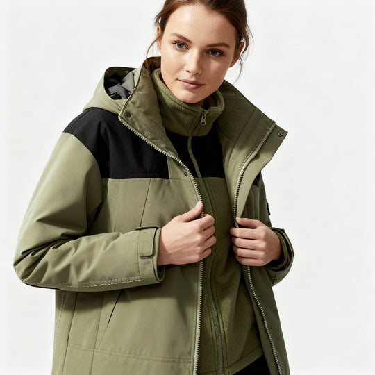 3-in-1 Fleece Winterjacke Komfort | Heidi-Mode