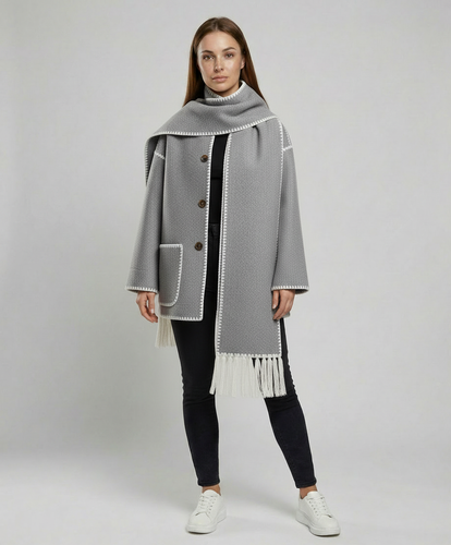 Elegante Schaljacke Damen Warm | Heidi-Mode