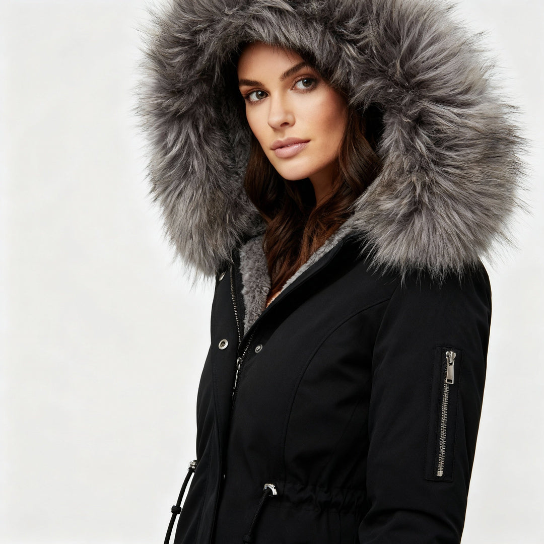 Wärmster Wintermantel Eleganz Halley Damen | Heidi-Mode