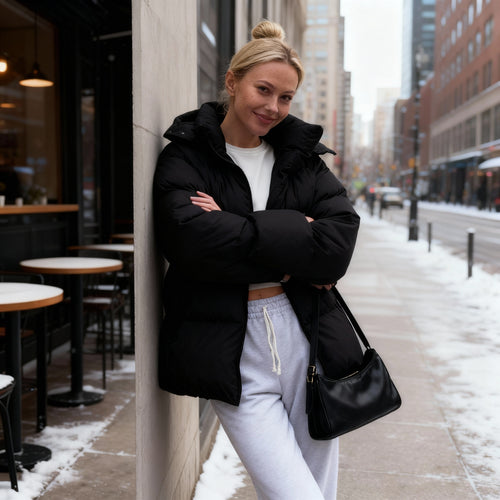 Eleganter warmer Jacke für Damen