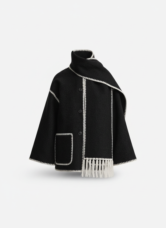 Elegante Schaljacke Damen Warm | Heidi-Mode