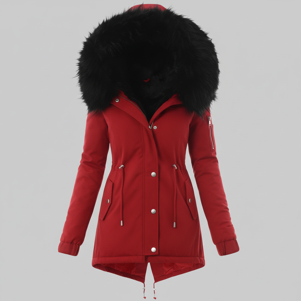 Wärmster Wintermantel Eleganz Halley Damen | Heidi-Mode