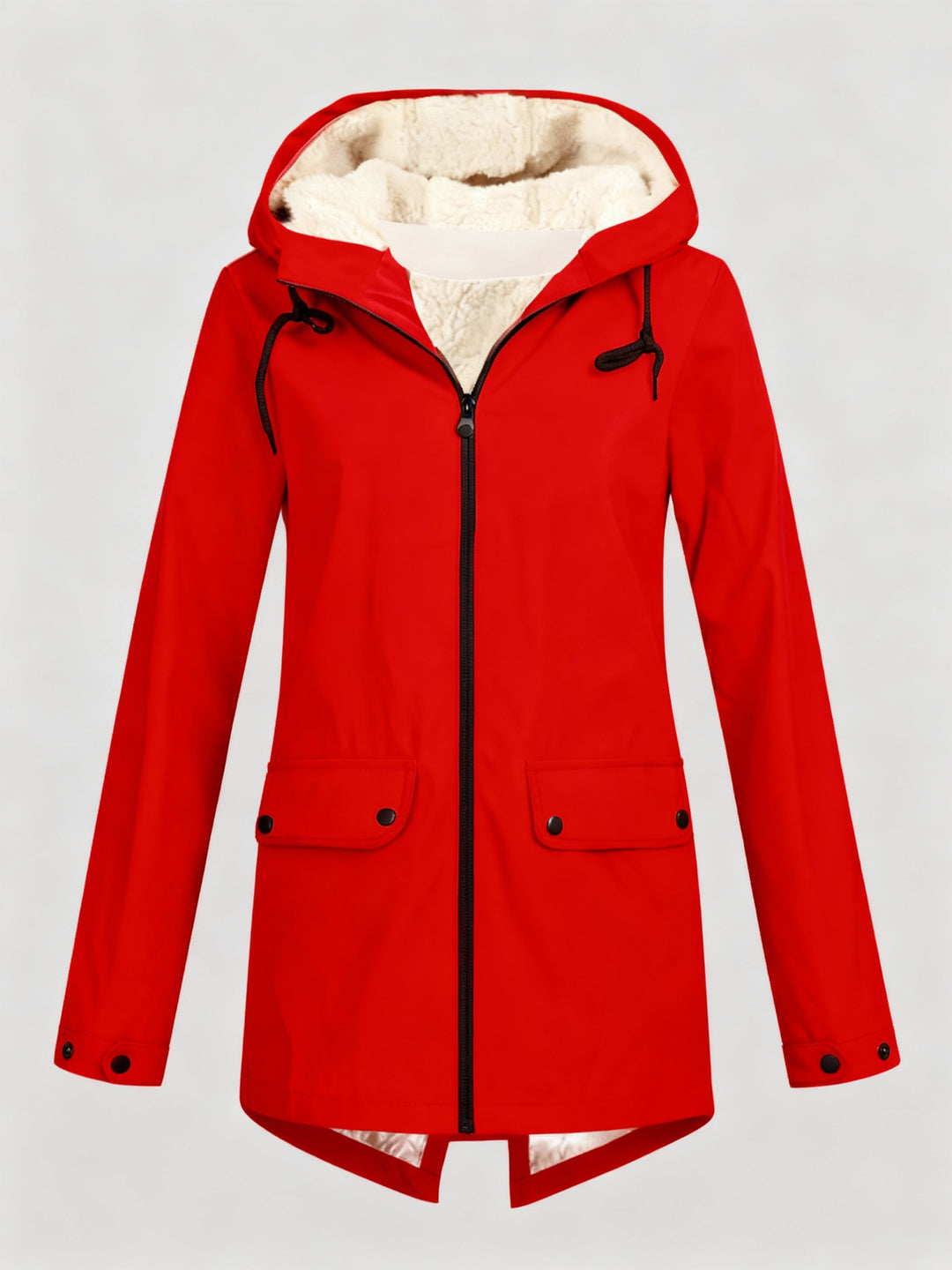 Heidi-Mode | Fleece-Gefütterte Wasserdichte Jacke