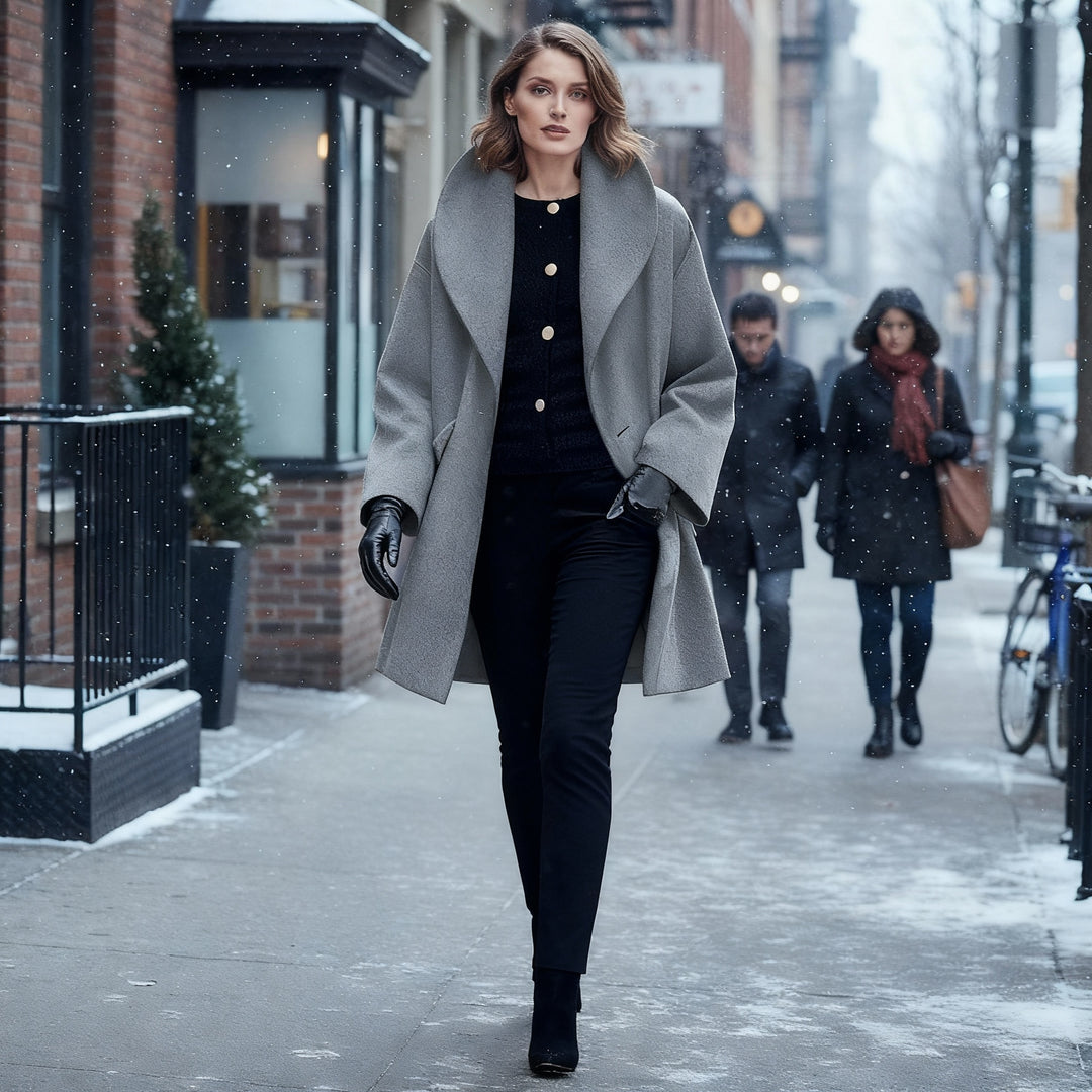 Eleganter Winddichter Damenmantel