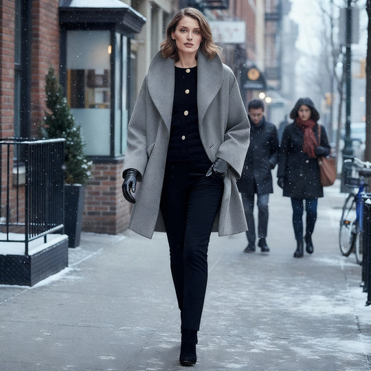 Eleganter Winddichter Damenmantel