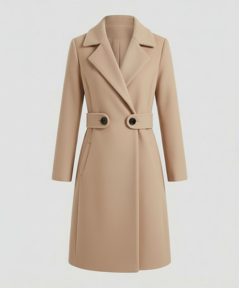 Slim Wollmantel Damen Winter | Heidi-Mode