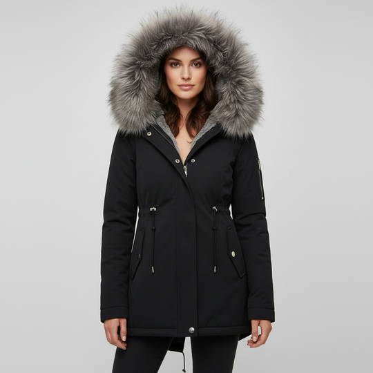 Wärmster Wintermantel Eleganz Halley Damen | Heidi-Mode