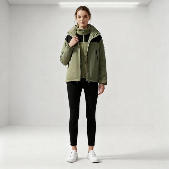 3-in-1 Fleece Winterjacke Komfort | Heidi-Mode