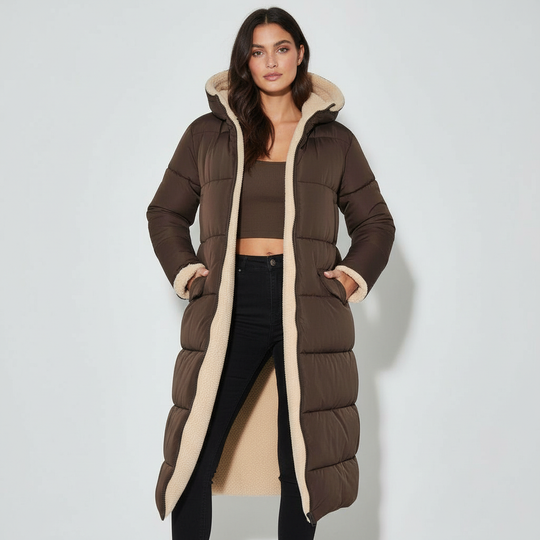 Umkehrbare Winterjacke Komfort | Heidi-Mode