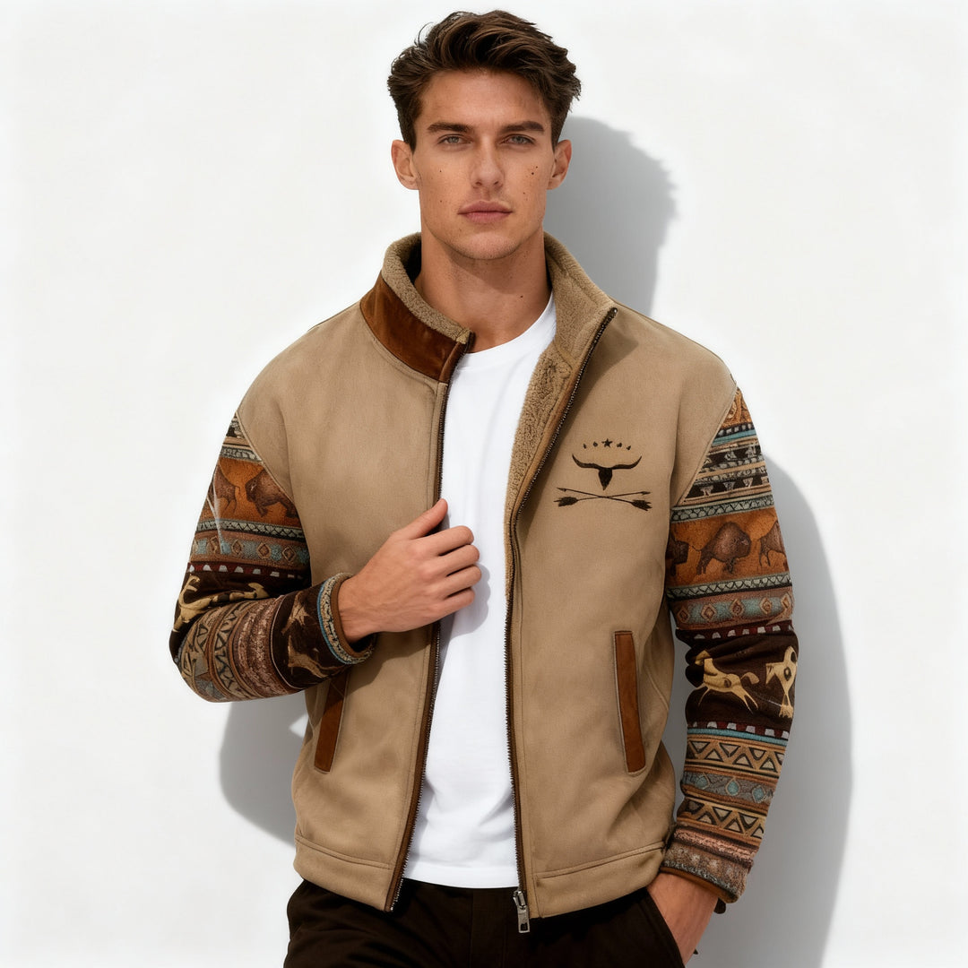 Outdoor Merino-Fleece Jacke Herren