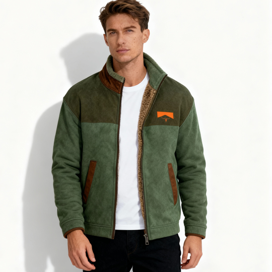 Outdoor Merino-Fleece Jacke Herren