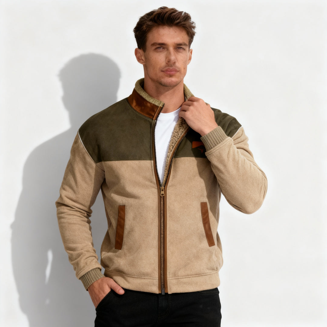 Outdoor Merino-Fleece Jacke Herren