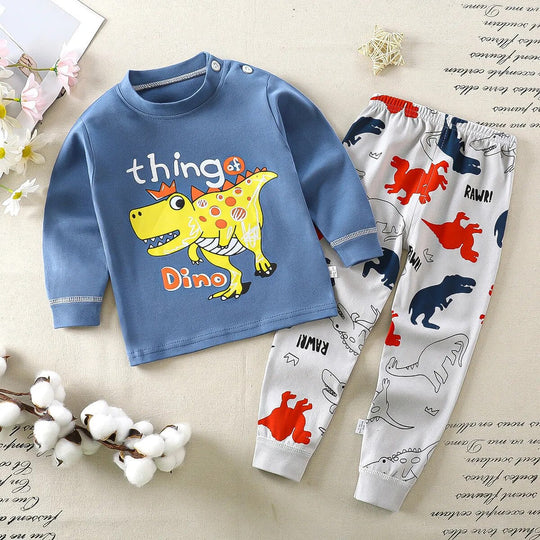 Heidi-Mode Nights Bequemes Cartoonize-Pyjama-Set für Kinder