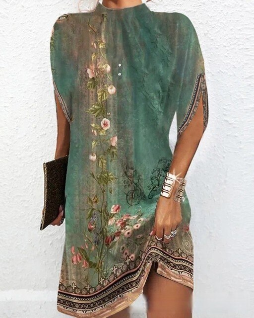 Heidi-Mode | Mode Kleid mit Fledermausärmeln