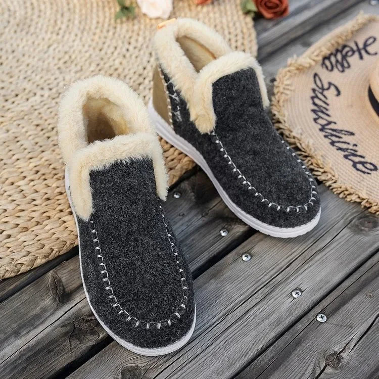Heidi-Mode | Kunstfellgefütterte Stiefeletten für Damen – Gemütlicher & Stilvoller Komfort