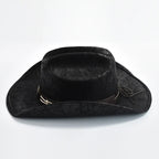 Heidi-Mode - Cowboyhut mit Knochenperlenbesatz