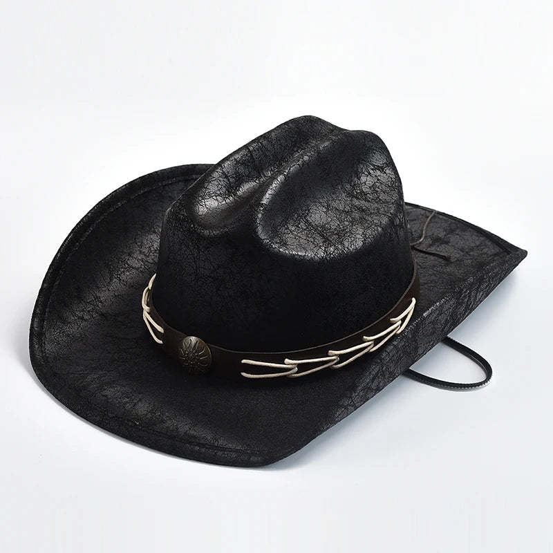 Heidi-Mode - Cowboyhut mit Knochenperlenbesatz