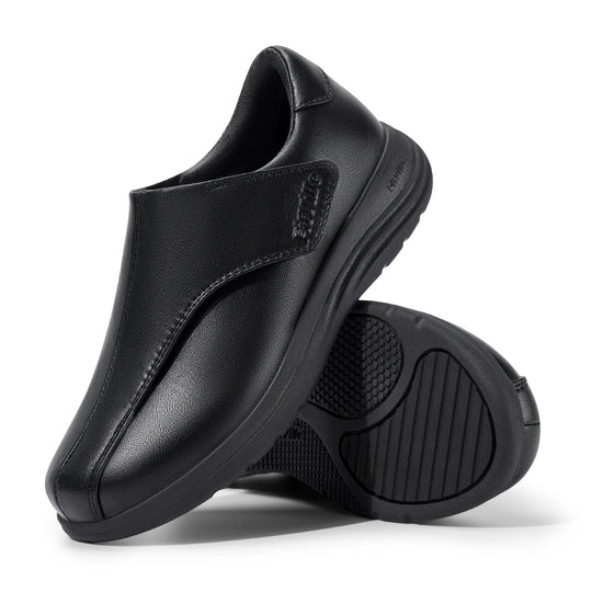 Heidi-Mode | Lederschuhe mit Breiter Öffnung