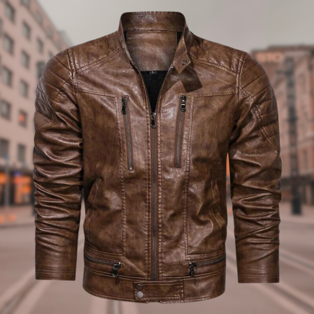 Heidi-Mode | Stylische Jacke Aus Echtleder