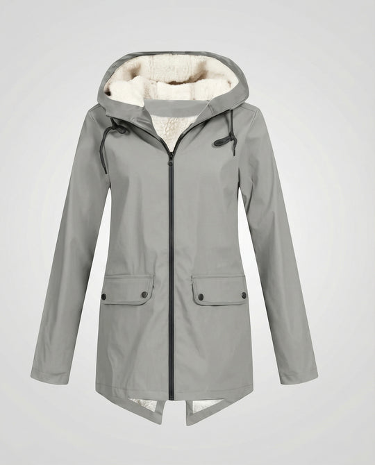 Heidi-Mode | Fleece-Gefütterte Wasserdichte Jacke