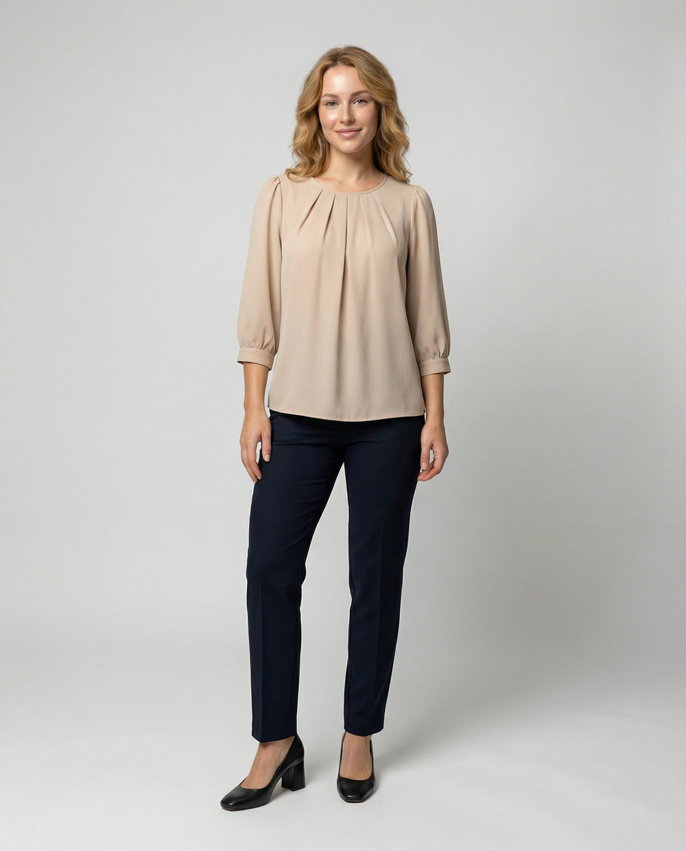 Elegante Satin Bluse Damen | Heidi-Mode