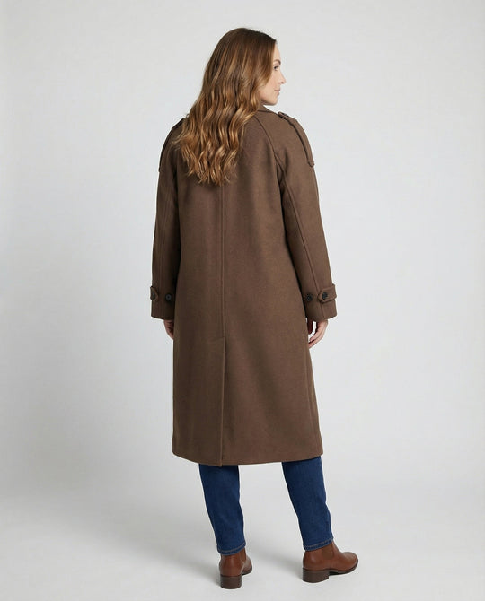 Damen Bouclé-Mantel Elegant | Heidi-Mode