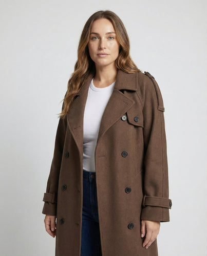 Damen Bouclé-Mantel Elegant | Heidi-Mode