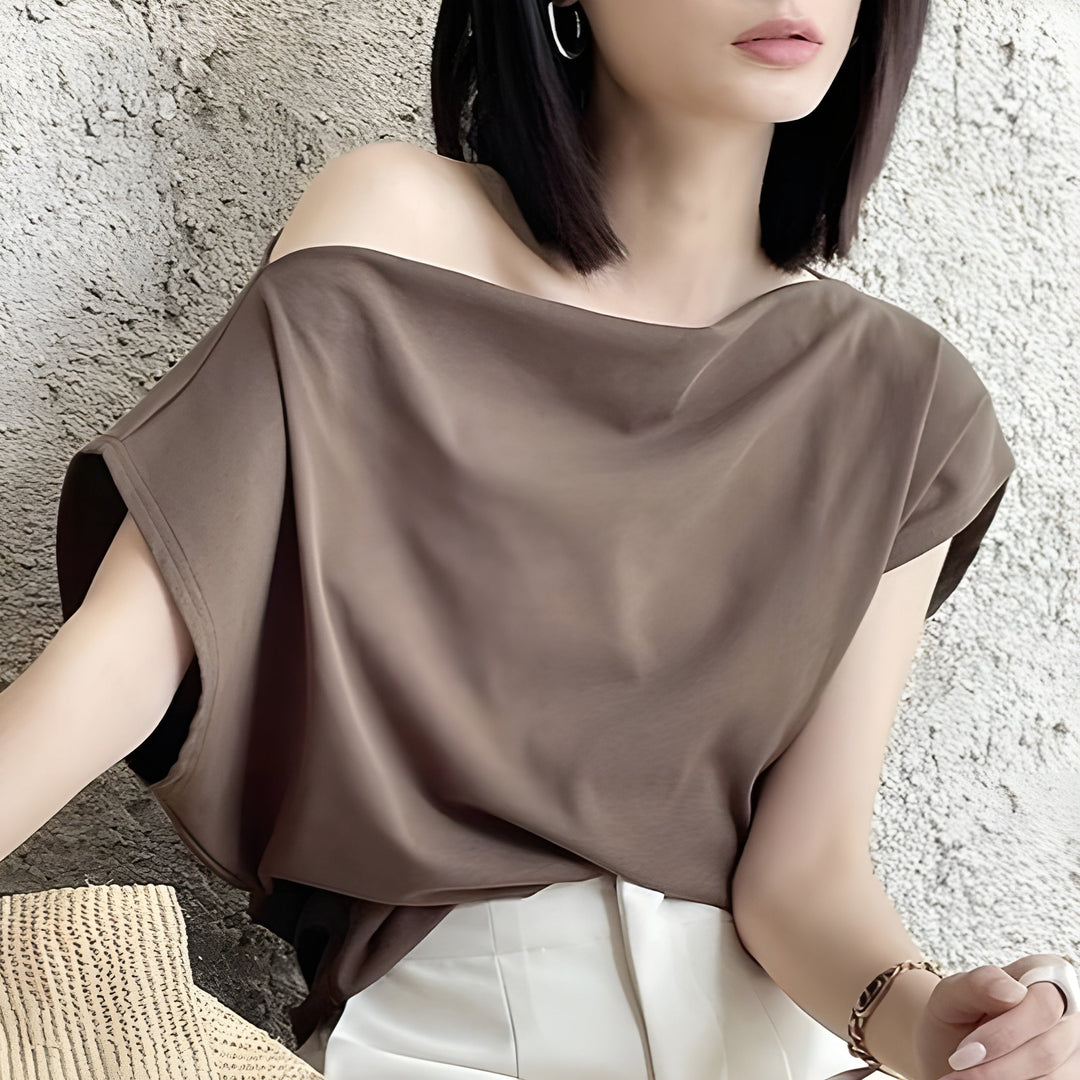 Heidi-Mode | Elegantes Off Shoulder Top mit Lockere Passform