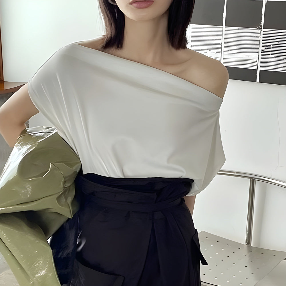 Heidi-Mode | Elegantes Off Shoulder Top mit Lockere Passform