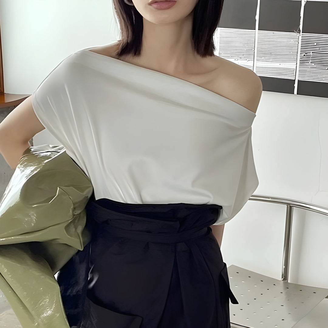 Heidi-Mode | Elegantes Off Shoulder Top mit Lockere Passform
