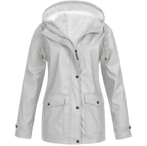 Heidi-Mode | Und wasserdichte Outdoor-Jacke mit Fleece-Futter