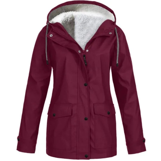 Heidi-Mode | Und wasserdichte Outdoor-Jacke mit Fleece-Futter
