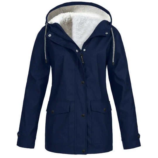Heidi-Mode | Und wasserdichte Outdoor-Jacke mit Fleece-Futter