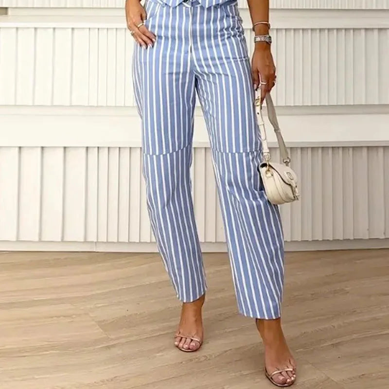 jumpsuit met knoopsluiting en strikceintuur in de taille